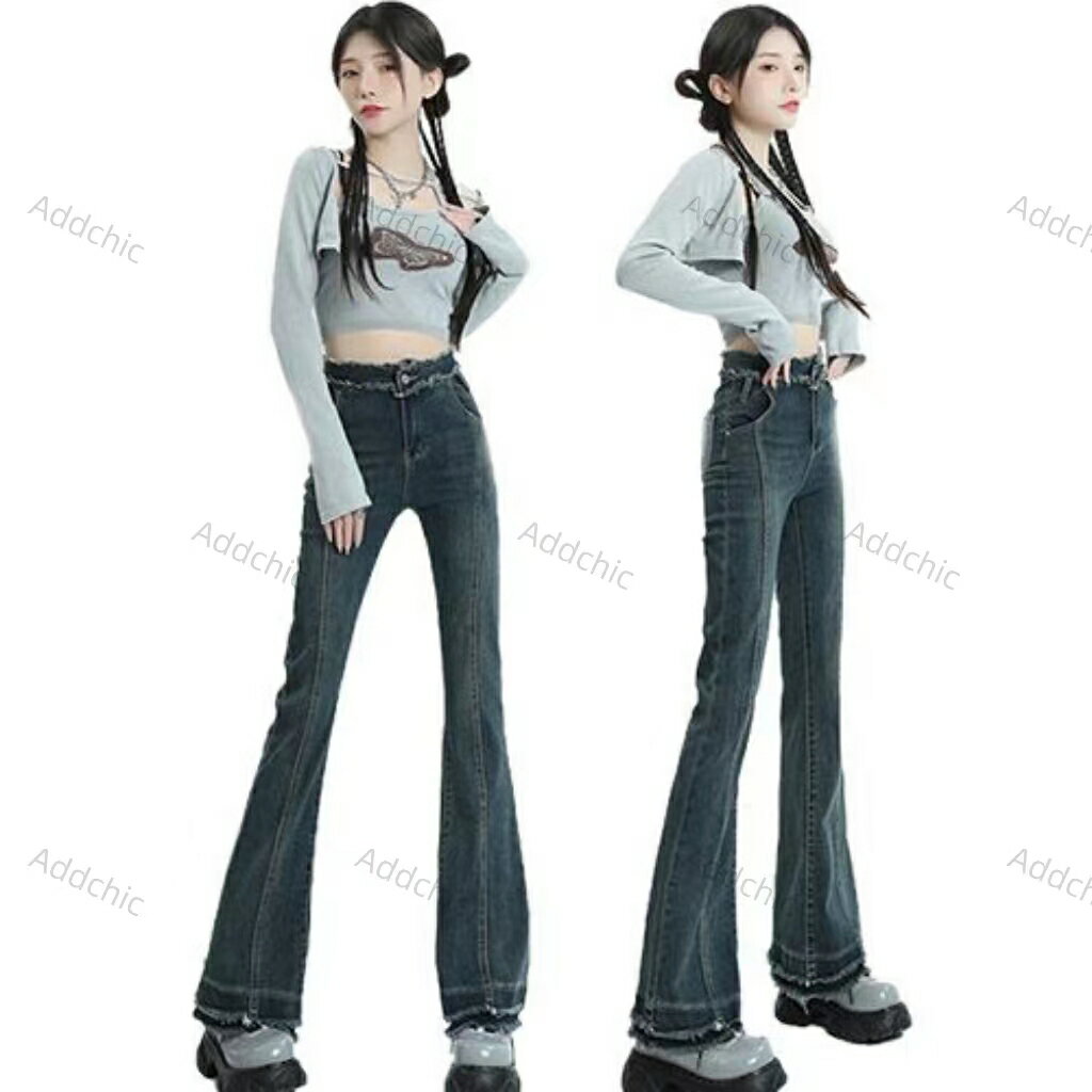 樂天商城 - デニムパンツ パンツ ジーパン ロング丈 低身長＆高身長さんサイズ レディース フレアパンツ ストレッチパンツ きれいめ 大きいサイズ オフィス カジュアル 春 夏 ボトムス 高見え 美脚 着回し 普段着 ストレッチ 通勤 通学 20代 30代 40代