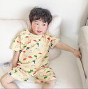 パジャマ キッズ 半袖 女の子 男の子 ベビー ルームウェア 上下セット子供服 かわいい パジャマ子供 ルームウェア お昼寝 寝間着 着心地バツグン ストレッチ...