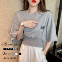 tシャツ レディース 半袖 春 夏 綿 大きいサイズ 体型カバー 無地 カットソー トップス 着痩せ 吸汗 通気 おしゃれ ゆったり シンプル カジュアル エレガント きれいめ 薄手 OL通勤 プレゼント 贈り物 20代 30代 40代 tシャツ(4)