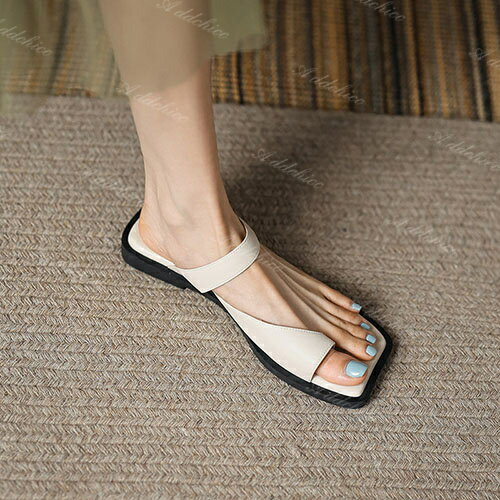 サンダル レディース ぺたんこ スリッパ ビーチスリッパ 大きいサイズ 靴 シューズ ローヒール 夏 歩き..