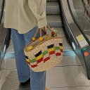 レディース バック バッグ 鞄 かばん カバン レディース トートバッグ 草編みバッグ 手提げバッグ 麦わらバッグ バッグ 通勤 おしゃれ 大人 お出かけ かわ...