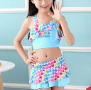 子供水着 キッズ ウェットスーツ 水着 女の子 ジュニア 上下セット パンツ セパレート ラッシュガード 紫外線対策 スイミング プール 海水浴 水遊び 海遊び...