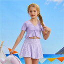 子供水着 キッズ ウェットスーツ 水着 女の子 ジュニア 上下セット パンツ セパレート プール 海水浴 水遊び 海遊び 練習着 温泉 可愛い プレゼント 夏 ...
