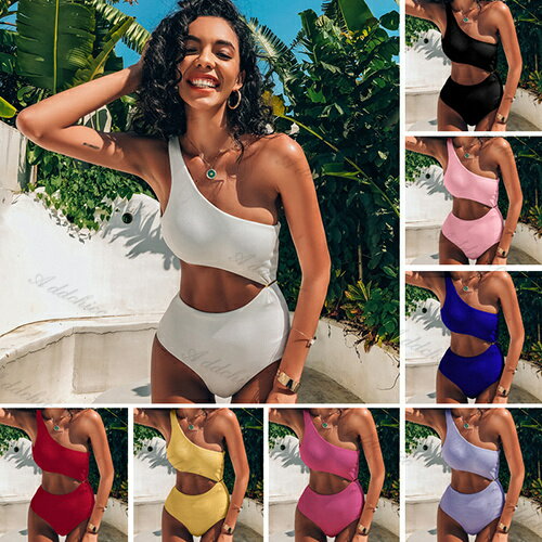 Dresses - 7color 水着 セクシー ワンピース ビキニ オールインワン レディース 温泉 夏 海 ビーチ 海水浴 スイミング 可愛い 着痩せ 水着人気 女性用スイムウェア swimwear パッド付き
