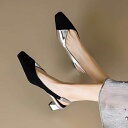 パンプス heel 4.5cm サンダル ローヒール 太ヒール チャンキーヒール レディース シューズ 歩きやすい オフィス 通勤 フォーマル 大きいサイズ 小さいサイズ 靴 春 夏 22.5-25cm 20代 30代 40代 50代(4)