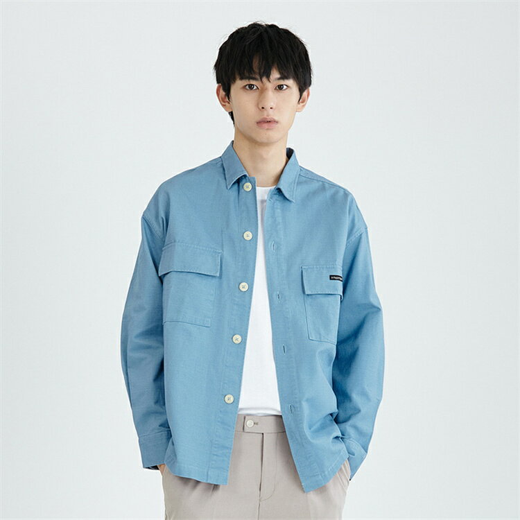 メンズ シャツ 無地 大きいサイズ カジュアルシャツ 薄手 長袖 涼しい 綿 春服 夏服 春 夏 ブルー オレンジ グリーン ブラック S M L XL 2XL 日除け 日除け対策 父の日 プレゼント ギフト