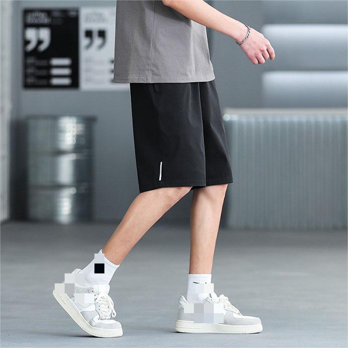 Jersey Pants - ハーフパンツ メンズ 春 夏 ショートパンツ 大きいサイズ 吸水速乾 短パン 5分丈 スポーツ ランニング ジャージ シンプル ファッション デイリー ボトムス トレーニングウェア パンツ さわやか ゆったり 彼氏 父の日 ギフト 贈り物 プレゼント カジュアルパンツ