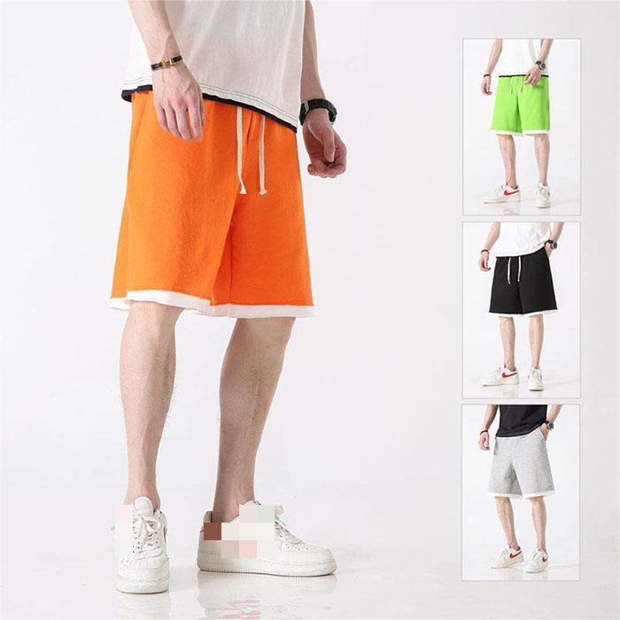 Jersey Pants - ハーフパンツ メンズ 短パン 5分丈 ショートパンツ 春 夏 スポーツ ランニング ジャージ アメカジ シンプル ファッション デイリー ボトムス 大きいサイズ トレーニングウェア パンツ 男性 ズボン さわやか ゆったり 彼氏 父の日 ギフト 贈り物 プレゼント カジュアルパンツ