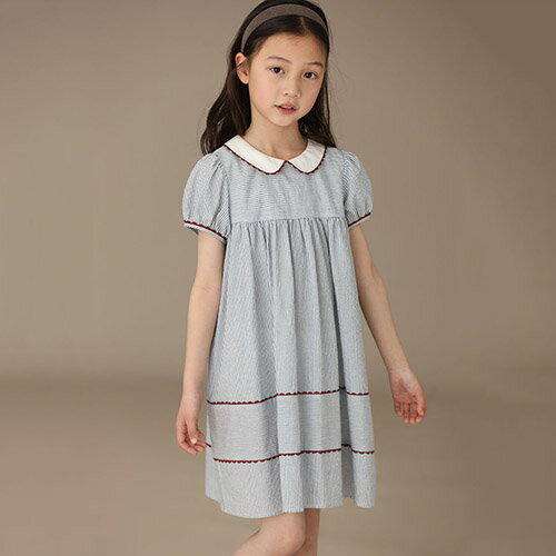 Girls' Casual Knee-Length A-Line Dress - Kids' Summer Clothing - Cotton - Cute and Stylish - Suitable for Girls, Juniors, and Travel - Sizes 110-160cm (Ages 5, 6, 7, 8, 9, 10, 11)