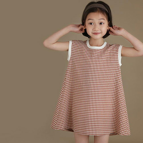 아이 원피스 탱크 탑 소녀 키즈 민소매 시원한 아동복 여름 옷 캐주얼 내츄럴 귀여운 주니어 걸스 세련된 여행 110-160cm 5세 6세 7세 8세 9세 10세