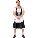 コスプレ 衣装 ハロウィン メイド服 メイド 男の娘 仮装 男性用 女性用 メンズ レディース 可愛い コスチューム 4点セット 髪飾り 大きいサイズ 執事 制...