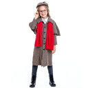 ハロウィン コスプレ コスチューム 4SET 侦探 衣装 子供 コスプレ 女の子 男の子 仮装 ハロウィン キッズ 100 110 120 130...