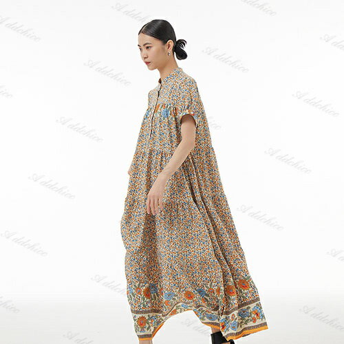 ロングワンピース マキシ丈ワンピ ゆるワンピ ワンピース 半袖 レディース 春 夏 ワンピ マタニティ お洒落 大人 着痩せ ゆったり マキシ丈ワンピース 花柄 体型カバー 上品 楽ちん 細見え 母の日 ギフト プレゼント 20代 30代 40代 オーバーサイズ 旅行