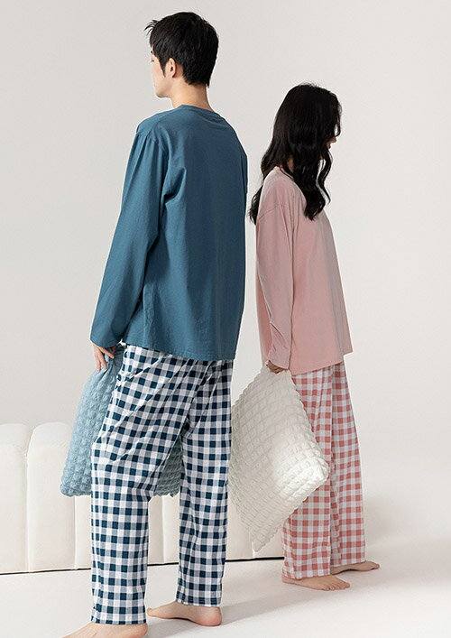 ペアパジャマ パジャマ レディース メンズ カップル ルームウェア ペアルック 長袖 長ズボン 綿 上下セット ナイトウェア 部屋着 セットアップ プレゼント 春用 秋用 彼氏 彼女 男性 女性 お揃い お祝い 寝間着 寝巻き 大きいサイズ ギフト プレゼント 優しい着心地