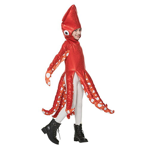 ハロウィン コスプレ 変装 仮装 子供 キッズ 女の子 男の子 海の世界 イカ 海洋生物 ワンピース 衣装 祭り 学園祭 コスチューム 可愛い 文化祭 かわいい 面白い 大きいサイズ cos イベント Halloween 演出服 パーティー 舞台 ホビー addchic-10012195 AddChic サンプル画像2