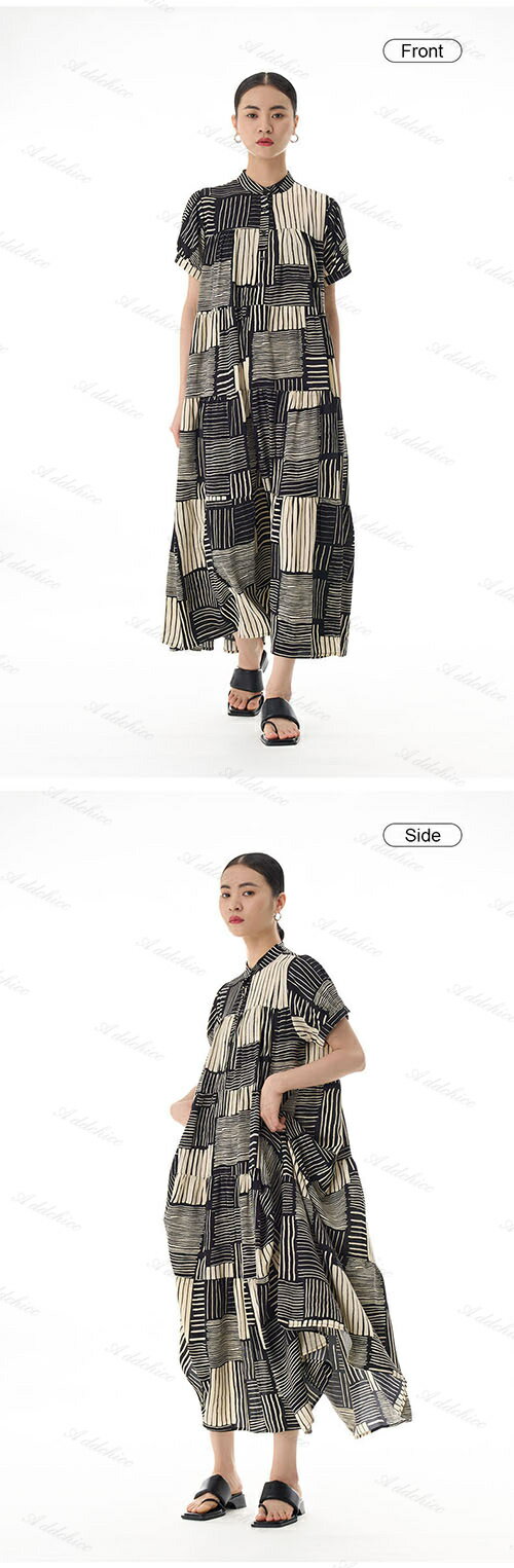 レディース 夏 半袖 ワンピース ブルー レトロ 花柄 ドレス 女性 ロング ハイエンド フレンチ スカート