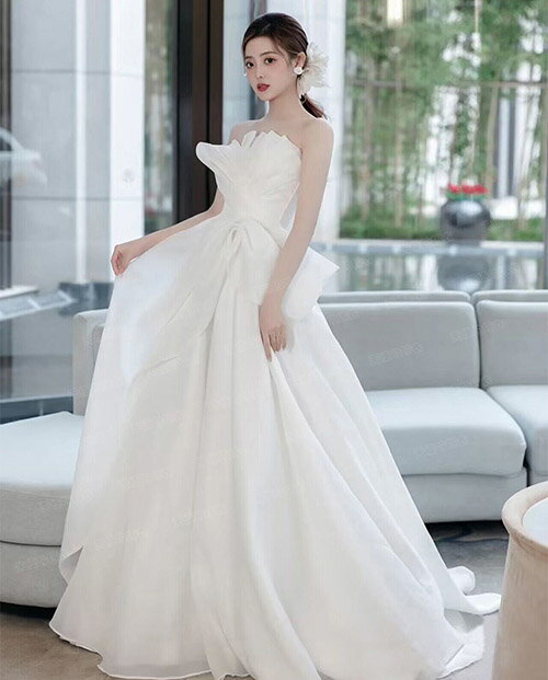 ウェディングドレス パーティードレス aライン 花嫁ドレス オフショルダー ロングドレス 白ドレス イブニングドレス 肩出し 二次会 謝恩会 結婚式 花嫁 ブライダル 演奏会 披露宴 コンサート 大きいサイズ 前撮り リゾート 海外挙式 ピアノ エレガント 海外撮影/旅行