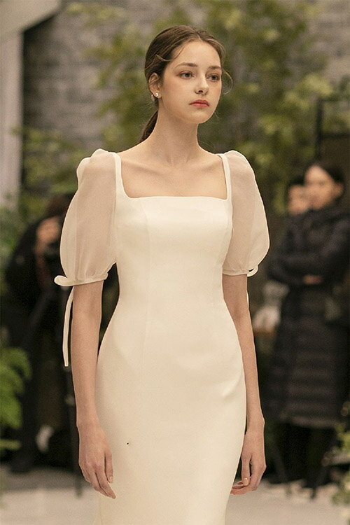 マーメイドドレス 花嫁ドレス ウェディングドレス ロングドレス トレーンドレス 半袖 パーティードレス 二次会 謝恩会 結婚式 花嫁 ブライダル 演奏会 披露宴 コンサート 大きいサイズ 前撮り 海外挙式 エレガント 撮影 旅行 Wedding Dress 編み上げ