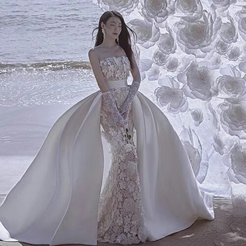 ウェディングドレス マーメイドドレス 花嫁ドレス オフショルダー ロングドレス 袖なし レース 花 結婚式 二次会 花嫁 ブライダル 謝恩会 披露宴 大きいサイズ フォーマル 前撮り リゾート パーティードレス 海外挙式 撮影 旅行 エレガント おしゃれ Wedding Dress ウェディングドレス マーメイドドレス 花嫁ドレス オフショルダー ロングドレス 袖なし レース 花 結婚式 二次会 花嫁 ブライダル 謝恩会 披露宴 大きいサイズ フォーマル 前撮り リゾート パーティードレス 海外挙式 撮影 旅行 エレガント おしゃれ Wedding Dress