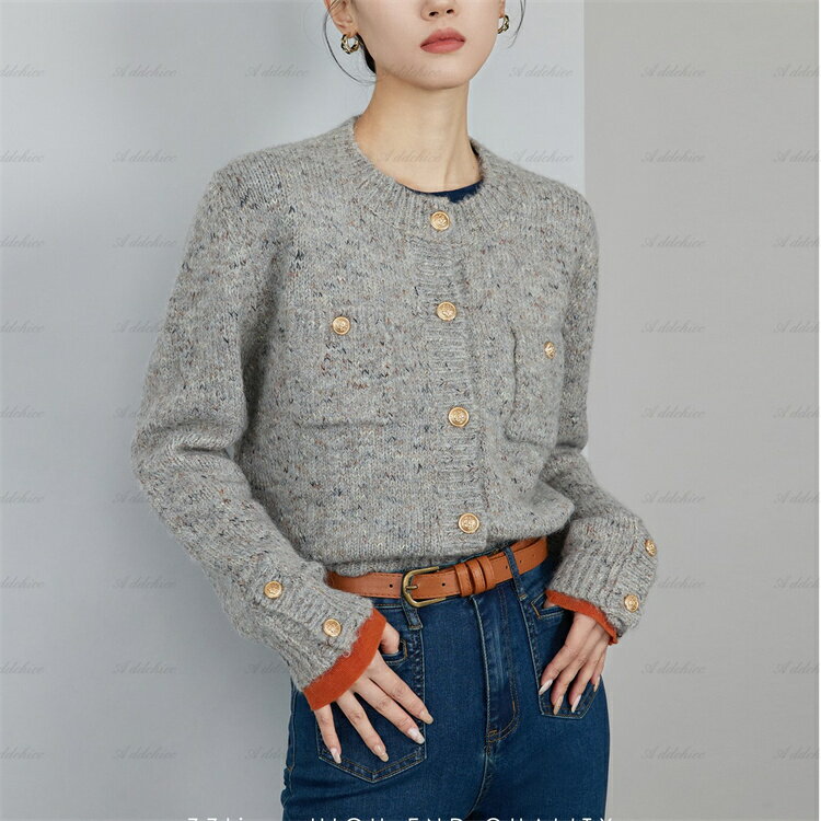 カーディガン レディース ニットカーディガン ニット カーデ 上品 長袖 トップス ショート コットン ドルマンスリーブ 送料無料 秋 冬 秋冬 大きいサイズ 丸首 カーディガン ゆったり 通勤 通学 羽織り