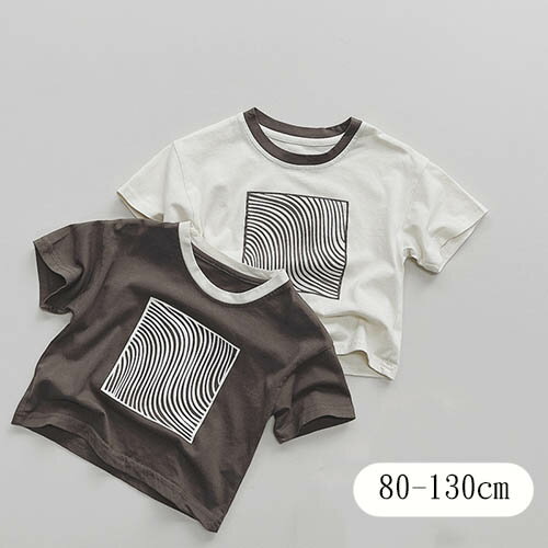 Plain - キッズ Tシャツ ティーシャツ 子供服 男の子 女の子 半袖tシャツ Tシャツ 綿 コットン ゆったり ソフト ジュニア ベビー服 夏物 夏服 カジュアル 可愛い 通気 くすみカラー 80cm 90cm 100cm 110cm 120cm 130cm 1歳2歳 3歳 4歳 5歳 6歳