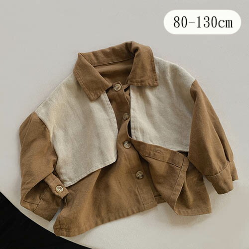 아이 셔츠 소년 탑스 코트 아우터 키즈 셔츠 키즈 라이트 코트 긴팔 봄 가을 아동복 아기 옷 어린이 느긋 캐주얼 부드러운 80-130cm 1세 2세 3세 4세 5세 6세