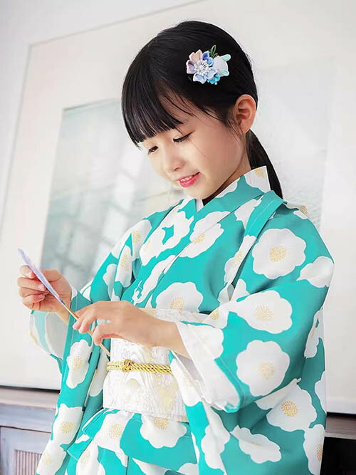 子供浴衣 キッズ浴衣 浴衣単品 女の子 和装 和服 子供 キッズ かわいい おしゃれ ...