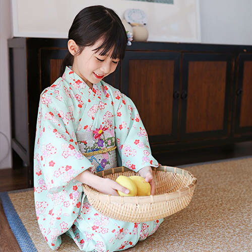 楽天AddChic子供 浴衣 キッズ浴衣 浴衣セット 作り帯 浴衣帯 女の子 和装 和服 子供服 キッズ かわいい おしゃれ 夏祭り お祭り おまつり 花火大会 七五三 バースデー 誕生日 記念撮影 春 夏 さくら 桜