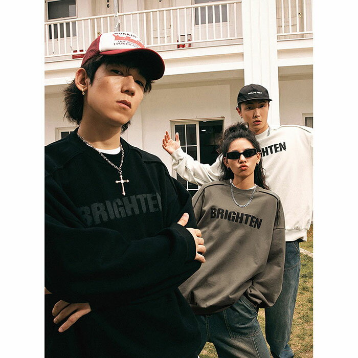 【★半額限定★スーパーSALE期間中】tシャツ 長袖 メンズ ロンT レディース 長袖tシャツ 大きいサイズ ロングスリーブ オーバーサイズ ビッグシルエット スウェット カットソー 韓国 ファッション アメカジ 春 秋 冬 男女兼用 ペア カップル ゆったり 普段着 カジュアル