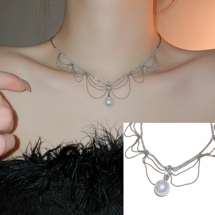 樂天商城 - ネックレス レディース 真珠 パール 金属アレルギー 一粒 シルバー アクセサリー シンプル 女性 プレゼント ギフト 首飾り カジュアル おしゃれ 普段使い 華奢 人気 パーティー OL通勤 デート 結婚式 母の日 誕生日 彼女 妻 ネックレス