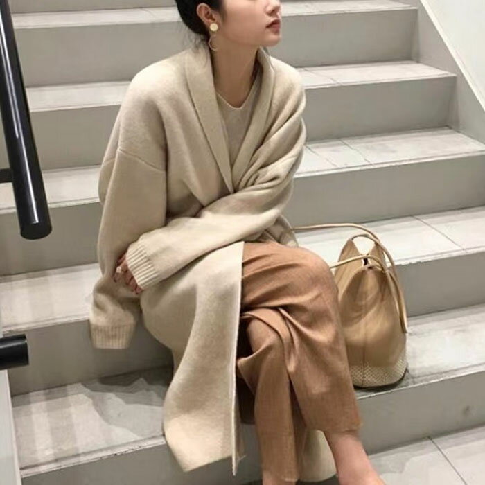 カーディガンニットカーディガンレデ...