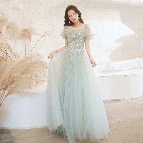 樂天商城 - カラードレス フォーマル ドレス ロングドレス 半袖 成人式 結婚式 二次会 花嫁 演奏会 披露宴 ブライダル 発表会 パーティードレス 小さいサイズ ピアノ 挙式 イベント コンサート ステージ 舞台 大きいサイズ 編み上げ