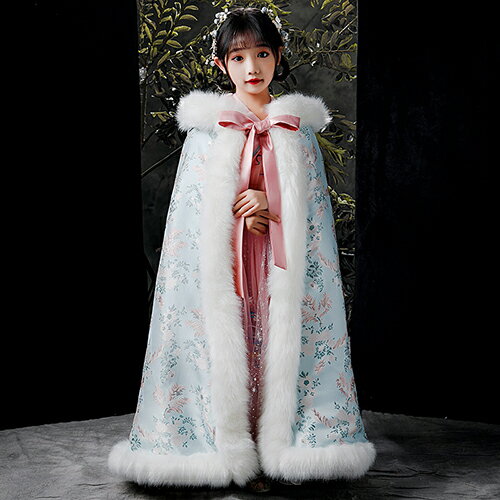 子供 ボレロ ロング丈 ポンチョ キッズ ケープ ロングマント フォーマル コート アウター 女の子 厚手 フード付き ドレス 入園式 卒園式 入学式 卒業式 ...