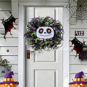 ハロウィンリース リース 幽霊 鬼 かぼちゃ パンプキン 玄関 部屋 ハロウィーン 手作り 上品 装飾 怖い 飾り 飾り付け ドア 壁掛け インテリア コスプレ...