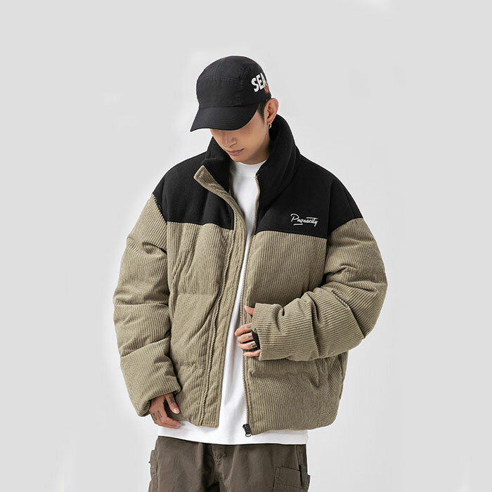 樂天商城 - 中綿ジャケット メンズ アウター ジャケット 中綿コート 大きいサイズ 防寒 防風 保温 軽量 暖かい 中綿 厚手 細身 男性 大人 秋 冬 冬服 アウトドア フードなし メンズファッション おしゃれ あったか ゆったり カジュアル ジャケット M-2XL