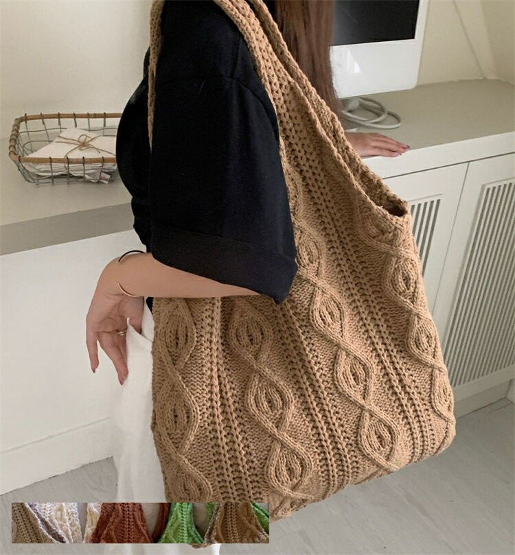 トートバッグ ニットバッグ 韓流 編みバッグ ショルダー バッグ レディース 春 夏 秋 冬 メッシュバッグ 伸びる A4 タブレット スマホ エコバッグ ゆるい サマーバッグ くすみ 30代 40代 50代 60代 軽量 大容量 通勤 日常