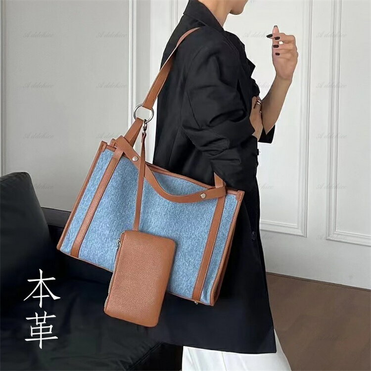 Rakuten - 【★半額限定★スーパーSALE期間中】本革 ハンドバッグ トートバッグ 大きめ レディース トートバッグ 大人 通勤 お出かけ おしゃれ フォーマル シンプル 入学式 卒業式 旅行 手提げ 上品 秋冬 冬バッグ 母の日