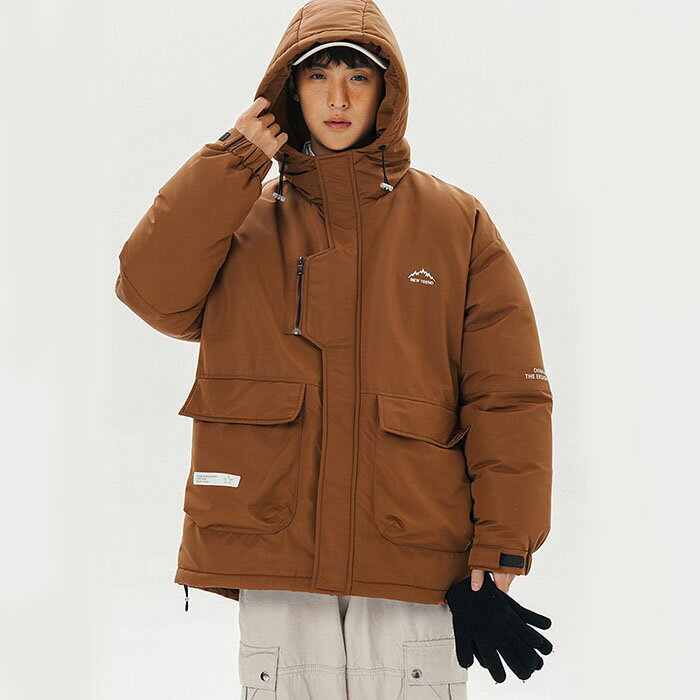 樂天商城 - 中綿ジャケット メンズ 秋 冬 ジャンパー ジャケット フード付き アウター 中綿 軽量 ブルゾン 冬服 大きいサイズ 防寒 防風 保温 暖かい 秋冬 厚手 細身 男性 大人 アウトドア 登山 メンズファッション おしゃれ あったか ゆったり カジュアル 通勤 通学 ジャケット M-5XL