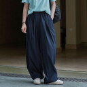 ワイドパンツ レディース パンツ サルエルパンツ 秋 春 夏 ボトムス ハイウエスト ロング丈 薄手 可愛い 大きいサイズ 体型カバー 上品 通学 OL通勤 美脚 カジュアル シンプル 韓国ファッション ゆったり きれいめ パンツ(4)