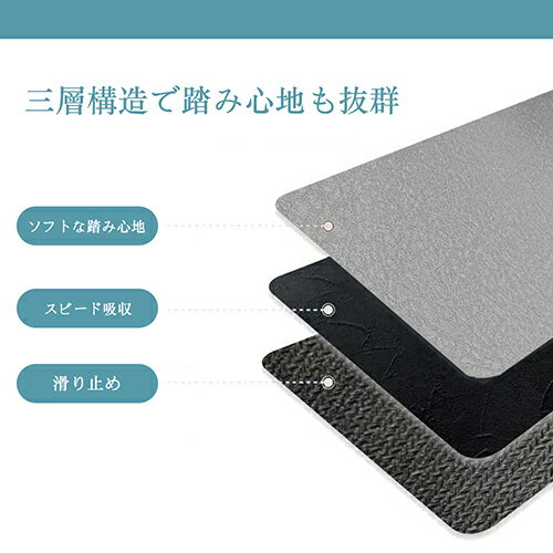 珪藻土マット キッチンマット 45x180cm 大きいサイズ 滑り止め付 マット 表面 速乾 超吸水 お風呂マット 足拭き オールシーズン可 手入れ簡単 キッチン トイレ 浴室 お風呂場 洗面所 [2]