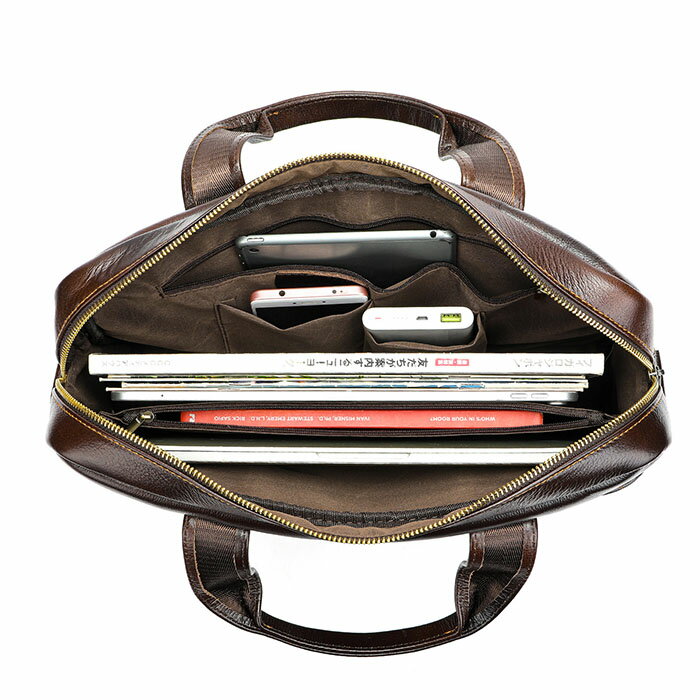 ビジネスバッグ メンズ 軽量 大容量 ブリーフバッグ トートバッグ 本革 レザー ブリーフケース A4 横型 ビジネス 出張 旅行 ショルダーバッグ 牛革 革 バッグ 斜めがけ 肩掛け 鞄 PC収納 ノートpc 通勤バッグ 大人 男性用 紳士 おしゃれ かっこいい カバン 30代 40代 50代 2