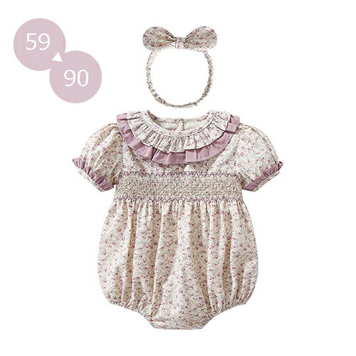 樂天商城 - ロンパース 半袖 カバーオール ベビー服 子供服 ベビー キッズ 女の子 春 夏 新生児 赤ちゃん おしゃれ 可愛い 誕生日 出産祝い プレゼント 59-90cm 0歳1歳 2歳