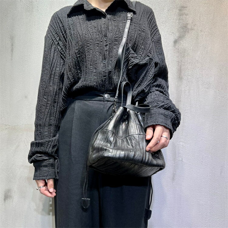 【あす楽/即日発送/即納】本革 巾着 バッグ ...の紹介画像2