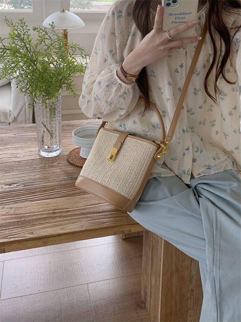 【★半額限定★スーパーSALE期間中】かごバッグ ショルダー 斜めがけ 肩掛け 手持ち ...