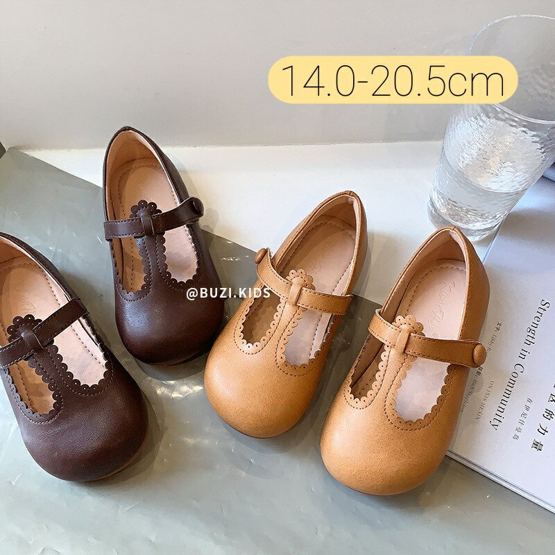 キッズ 靴 t-strap shoes Tストラップ シューズ レザー 合皮 皮 おしゃれ かわいい 女の子 14.0-20.0cm 子供 こども シンプル お出かけ イベント フォーマル 韓国 風 海外 輸入 子供服 春 夏 秋 冬 送料無料