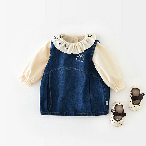 ワンピース シャツ 長袖 ベビー服 子供服 女の子 セットアップ 可愛い 春 夏 ベビー 新生児 赤ちゃん 通気 涼しい 出産祝い 誕生日 プレゼント ギフト 0歳 1歳 2歳 3歳 73cm 80cm 90cm 100cm 110cm 2