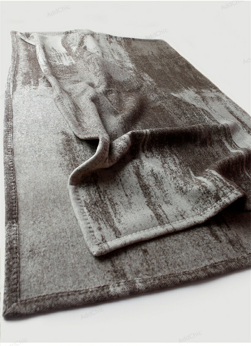 【★半額限定★スーパーSALE期間中】ウール&カシミヤ 毛布【130x165cm】ブランケット 大判 キャンプ レディース メンズ 寝具 ひざ掛け 膝掛け 毛布 掛け毛布 子ども 防寒 あたたかい オフィス 冬 ふわふわ 暖かい 敏感肌 学生 上品 誕生日 記念日 プレゼント addchic-10017644 AddChic サンプル画像3