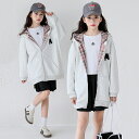 送料無料 キッズ パーカー ジップアップ 前開き 女の子 子供服 ベビー服 トレーナー トップス 小学生 中学生 ファッション ガールズ キッズ ジュニア 春服...