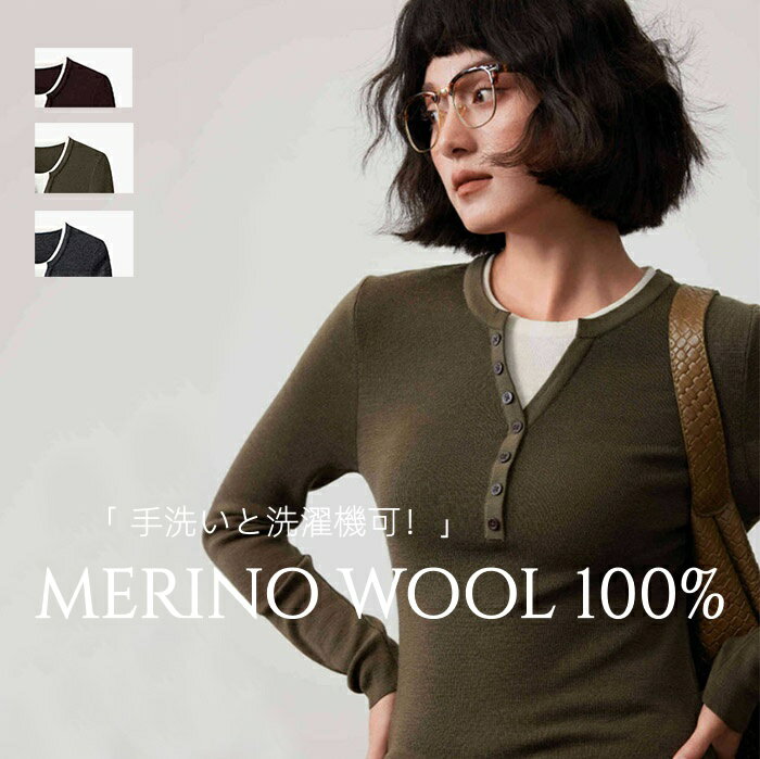 ニットクルーネックレディースvネッ...