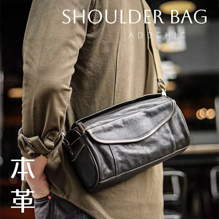 樂天商城 - バッグ メンズ ショルダーバッグ 本革 牛本革 ワンショルダー 大容量 軽量 斜め掛け レザー ウエストバッグ 肩掛け ファスナー ボディバッグ かっこいい カバン 旅行 通勤 30代 40代 男性 プレゼント おしゃれ カジュアル 革 斜めがけバッグ